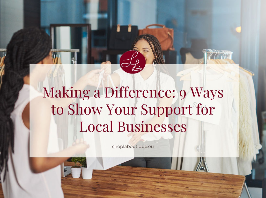 9 Ways to Show your Support for Local Businesses