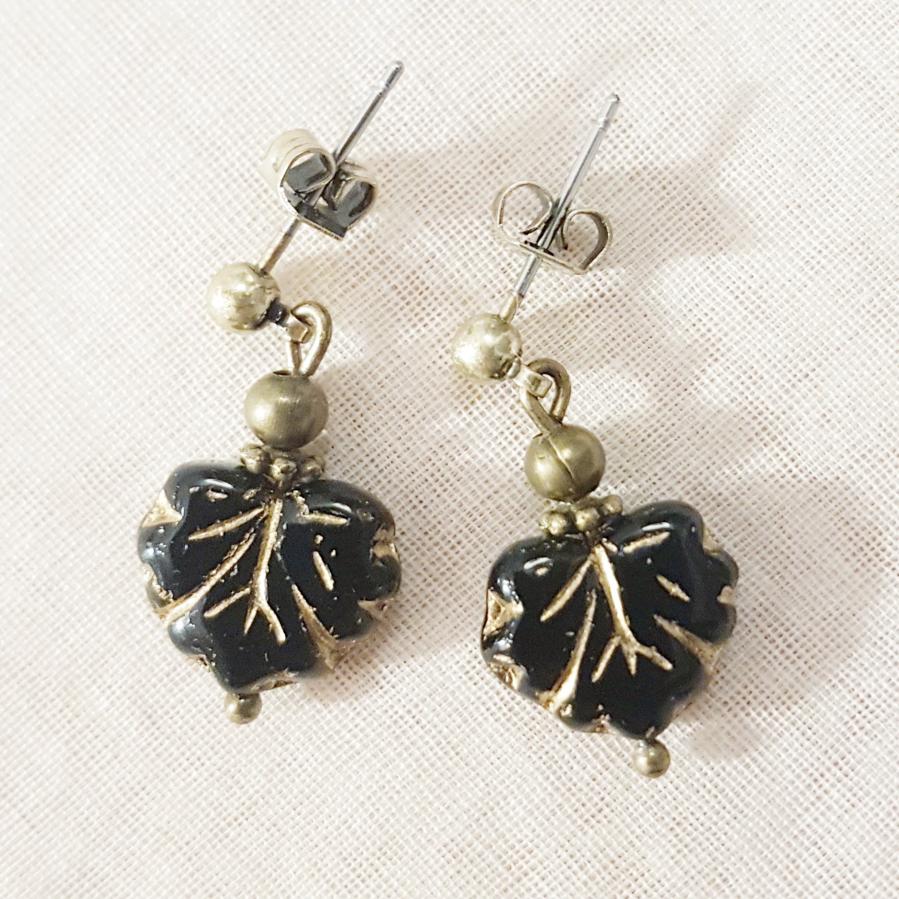 Ace of Cups Jewellery Maple Leaf earrings