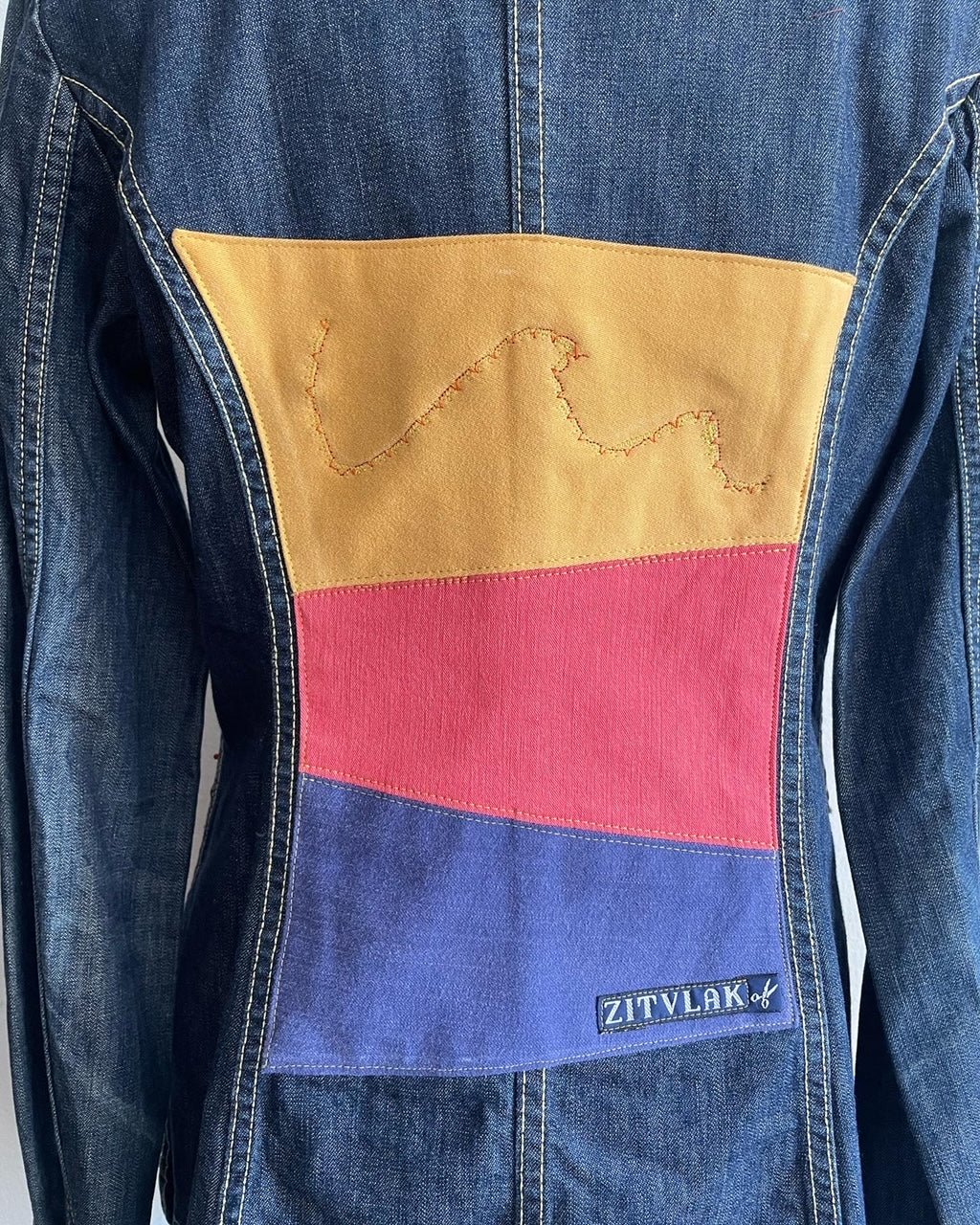 Zitvlak Handmade upcycled Jacket Sunset