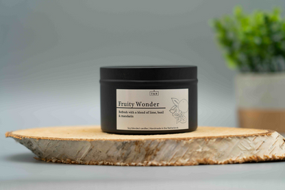 Fruity Wonder - Wooden Wick Soy Candle