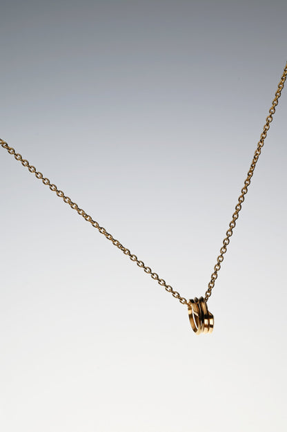 Wired Simple Pendant Gold Plated