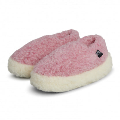 Slippers Pink Wool
