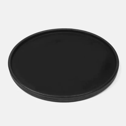 BASIL Handmade Black Clay Plate
