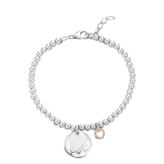 Lemir Memoar Jewels Jewel Memoar Bracelet "Mini Bowl" Charm Round 925 Silver

