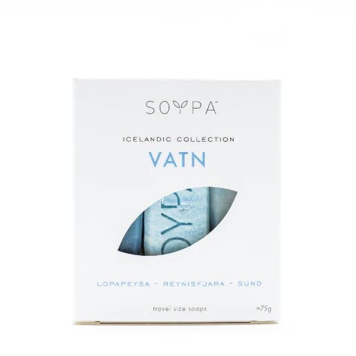 Soypa Vatn travel size soaps