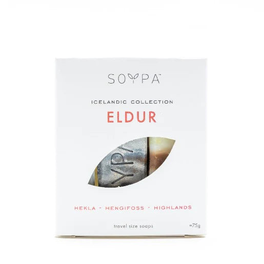 Soypa Eldur travel size soaps