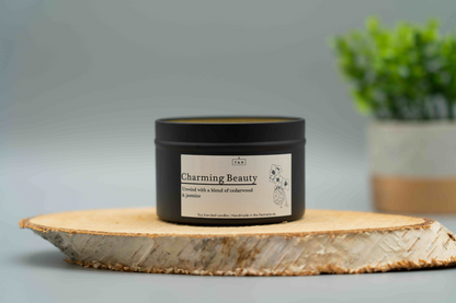Charming Beauty - Wooden Wick Soy Candle